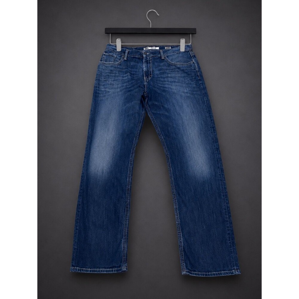 BKE Seth Straight Leg Stretch Jeans Mens 40x36 Medium Wash EUC